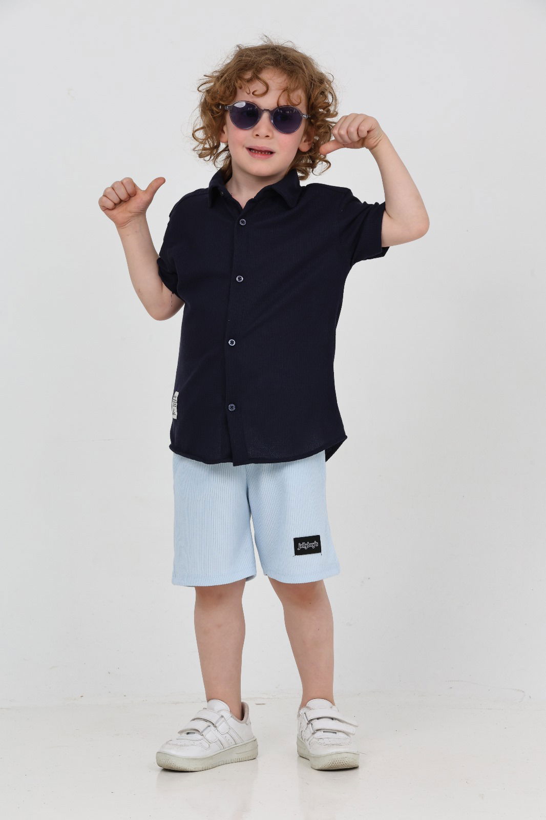 Erkek Çocuk Lacivert Gömlek - 27219 - 4