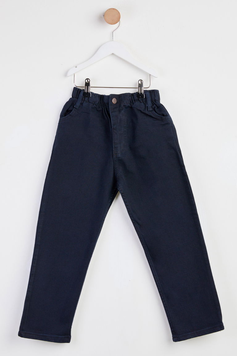 Erkek Çocuk Lacivert Kot Pantolon - 24985 - TOFİSA