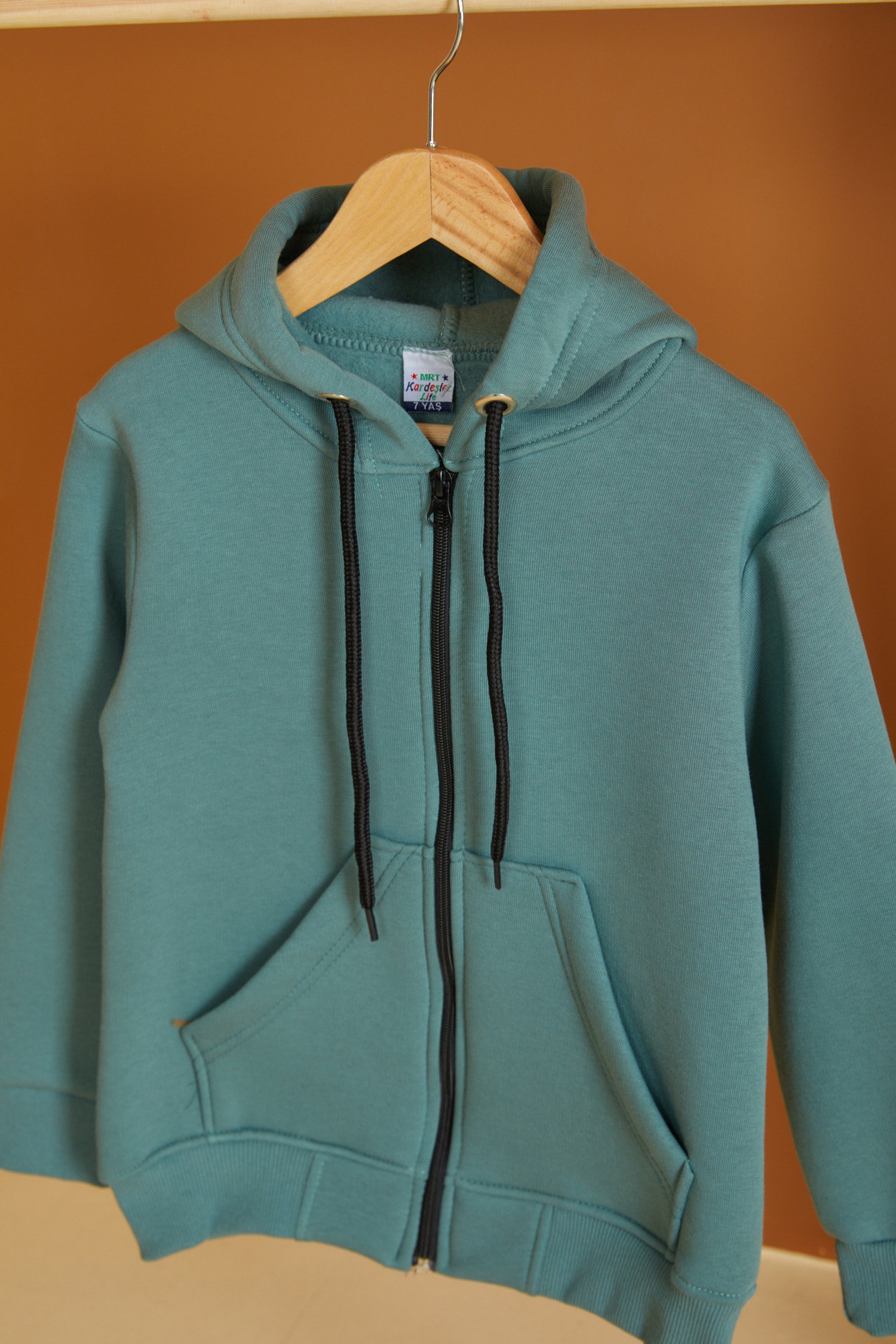 Erkek Çocuk Mint Fermuarlı sweatshirt - 26557 - 2