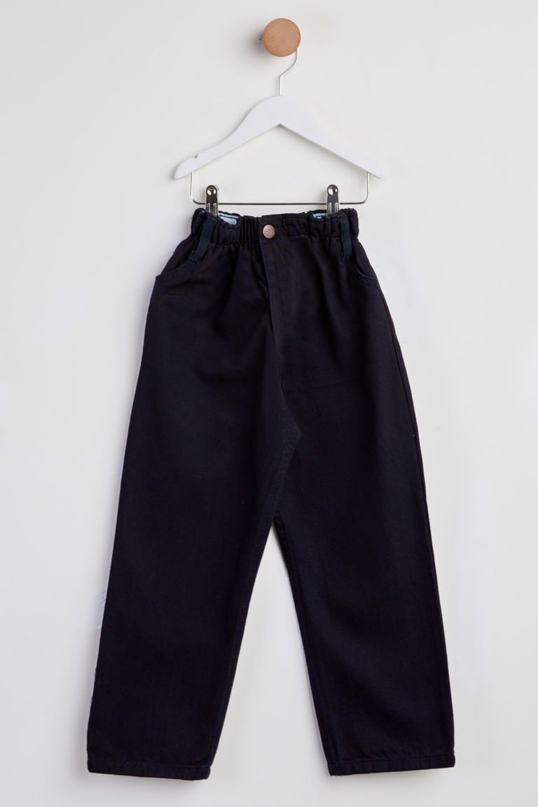 Erkek Çocuk Siyah Kot Pantolon - 24985 - TOFİSA