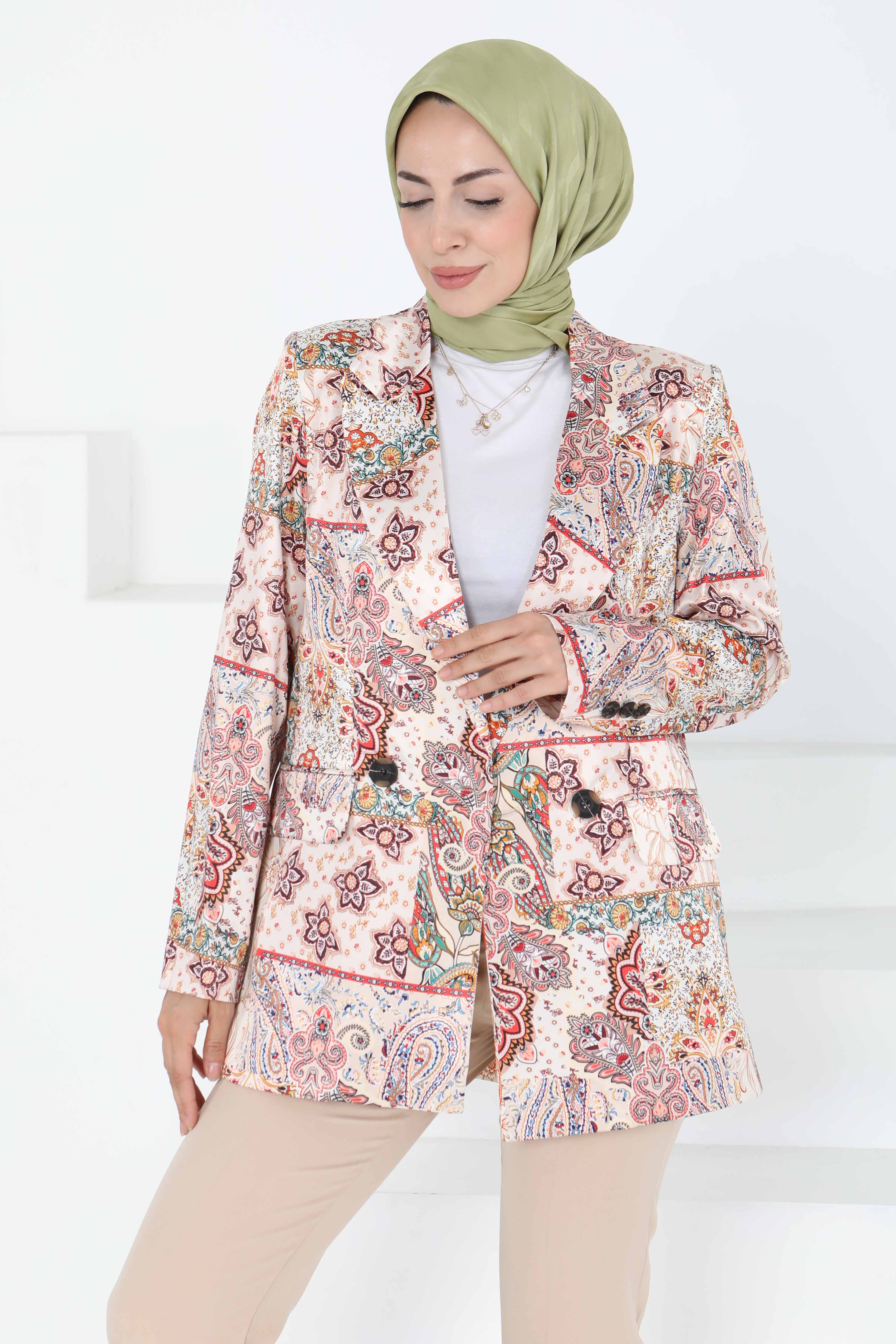 Etnik Desen Ceket - 27250 - 2