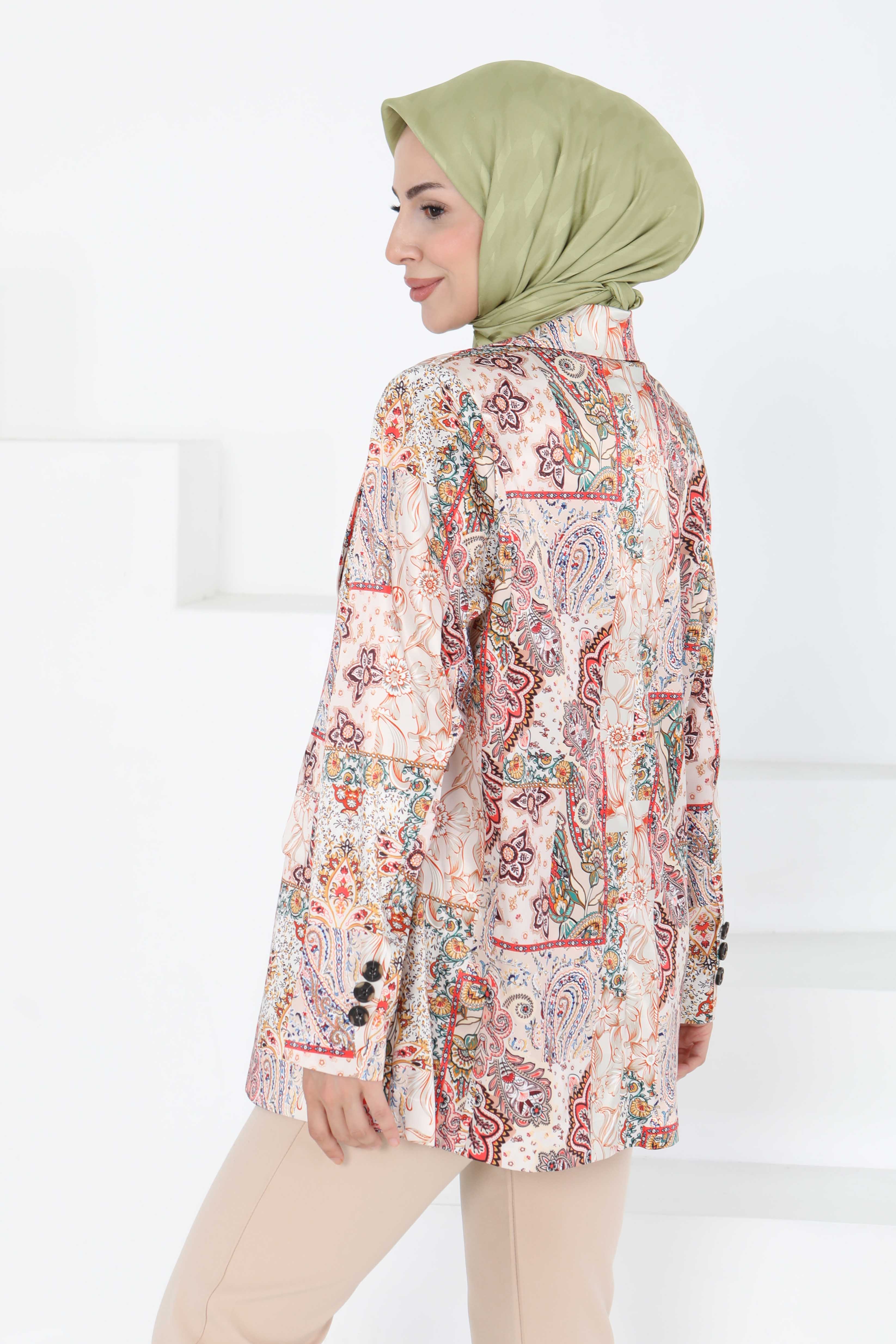 Etnik Desen Ceket - 27250 - 7