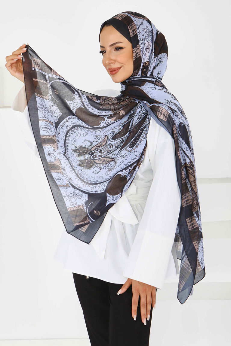Etnik Desen Şal - 27597 - TOFİSA