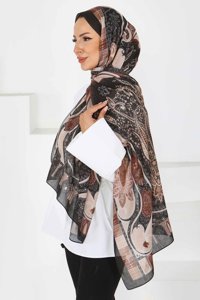 Etnik Desen Şal - 27597 - TOFİSA