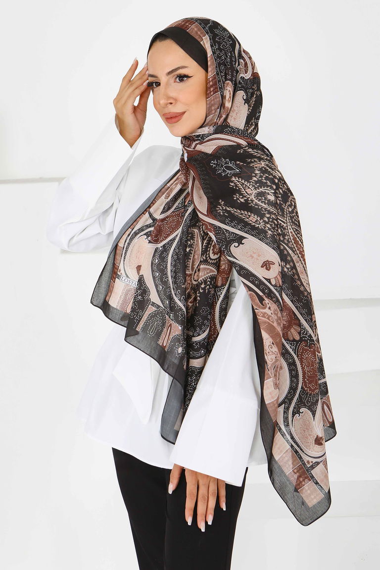 Etnik Desen Şal - 27597 - TOFİSA