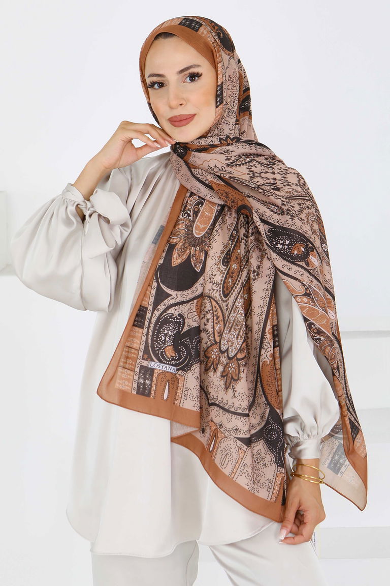 Etnik Desen Şal - 27597 - TOFİSA