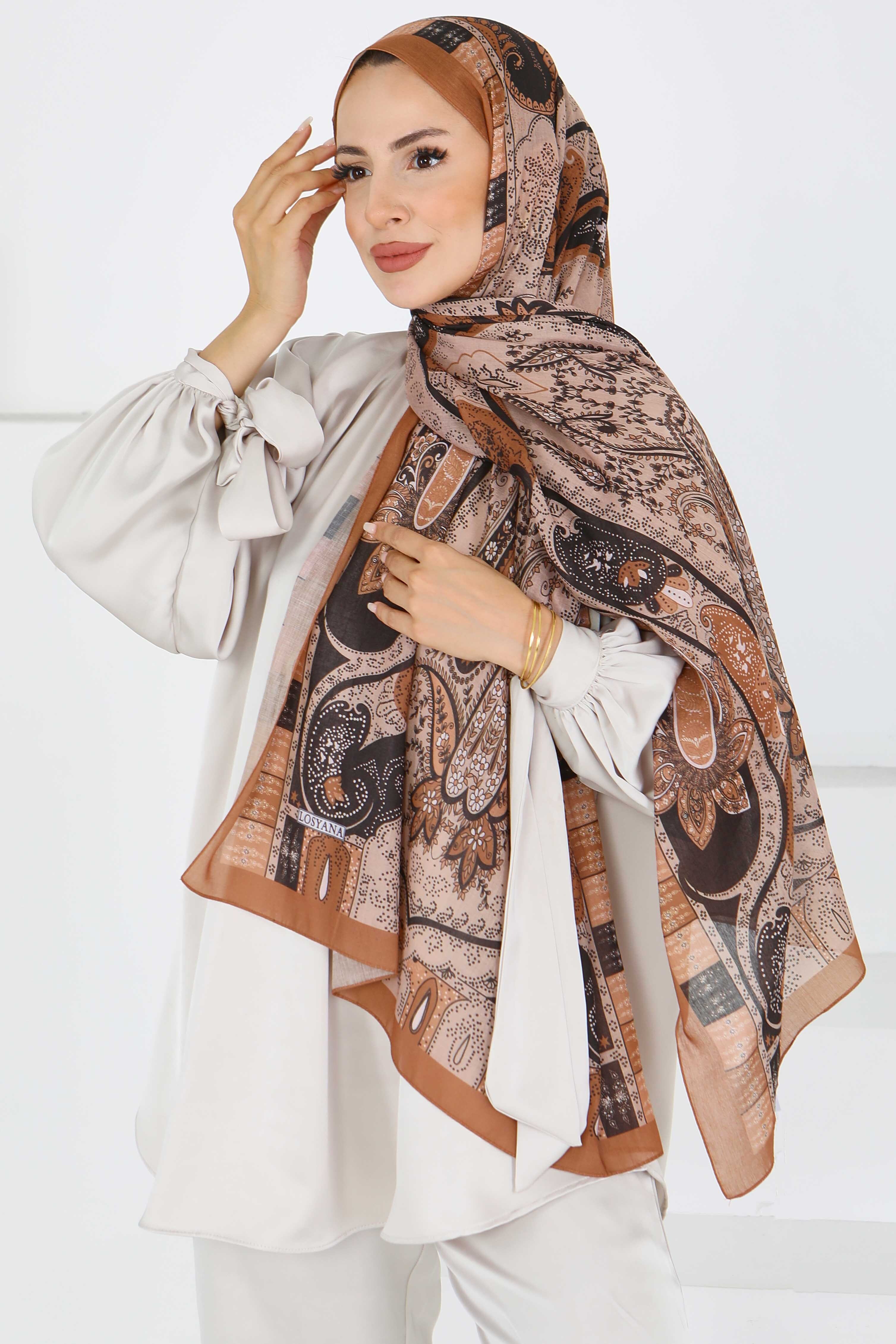 Etnik Desen Şal - 27597 - 3