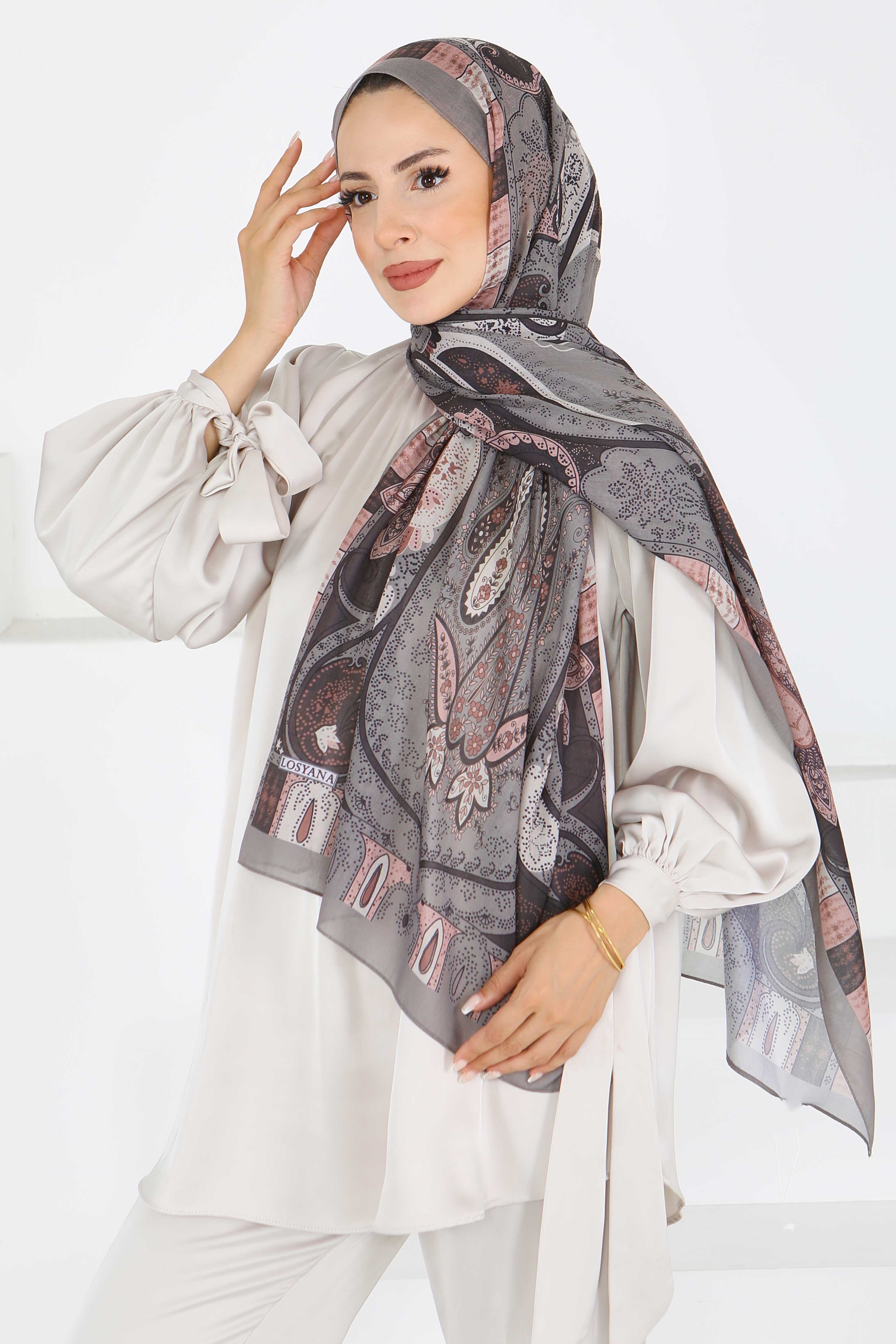 Etnik Desen Şal - 27597 - 3