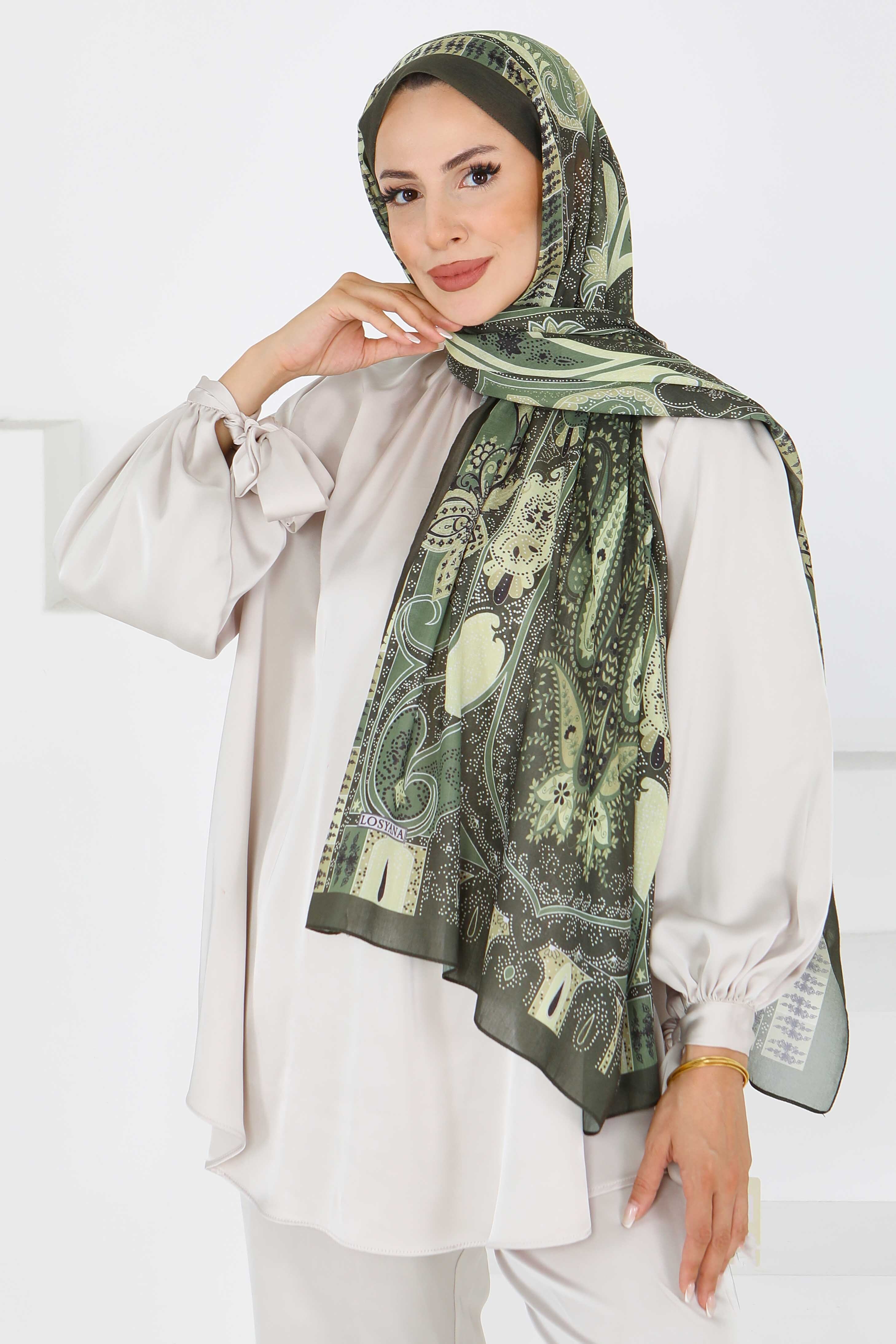 Etnik Desen Şal - 27597 - 2