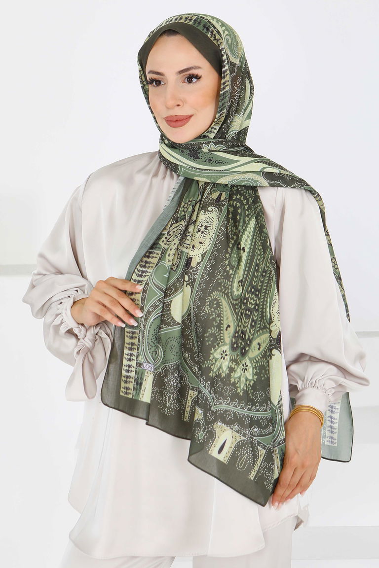 Etnik Desen Şal - 27597 - TOFİSA