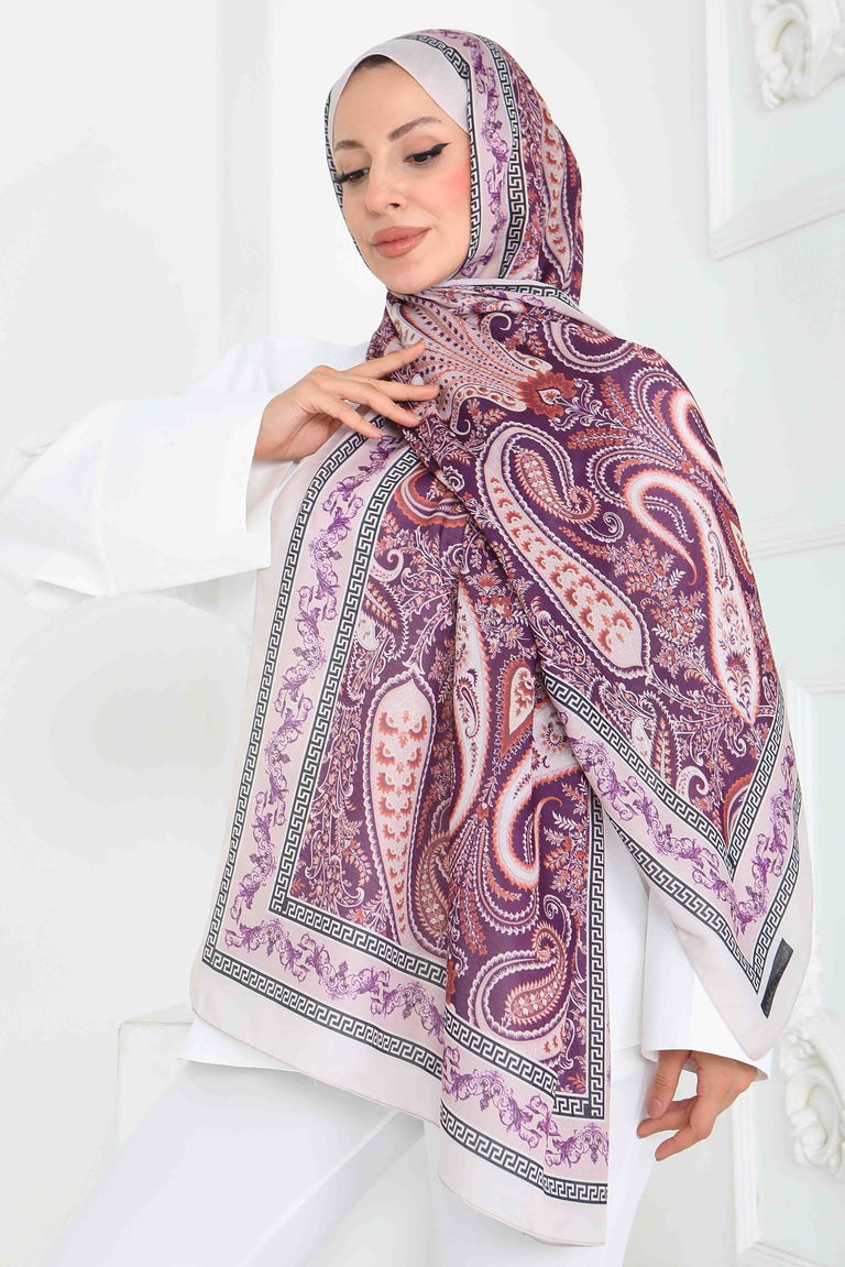 Etnika Soul Serisi Pamuk Şal - 27856-BEJ - TOFİSA