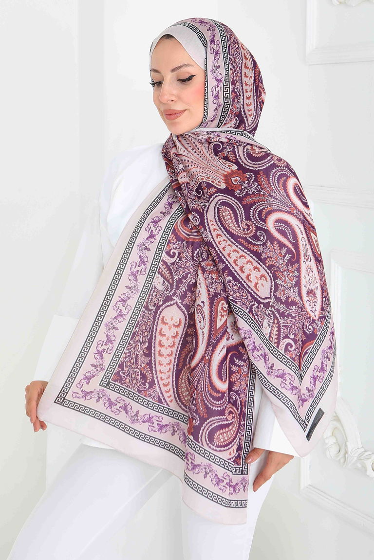 Etnika Soul Serisi Pamuk Şal - 27856-BEJ - TOFİSA