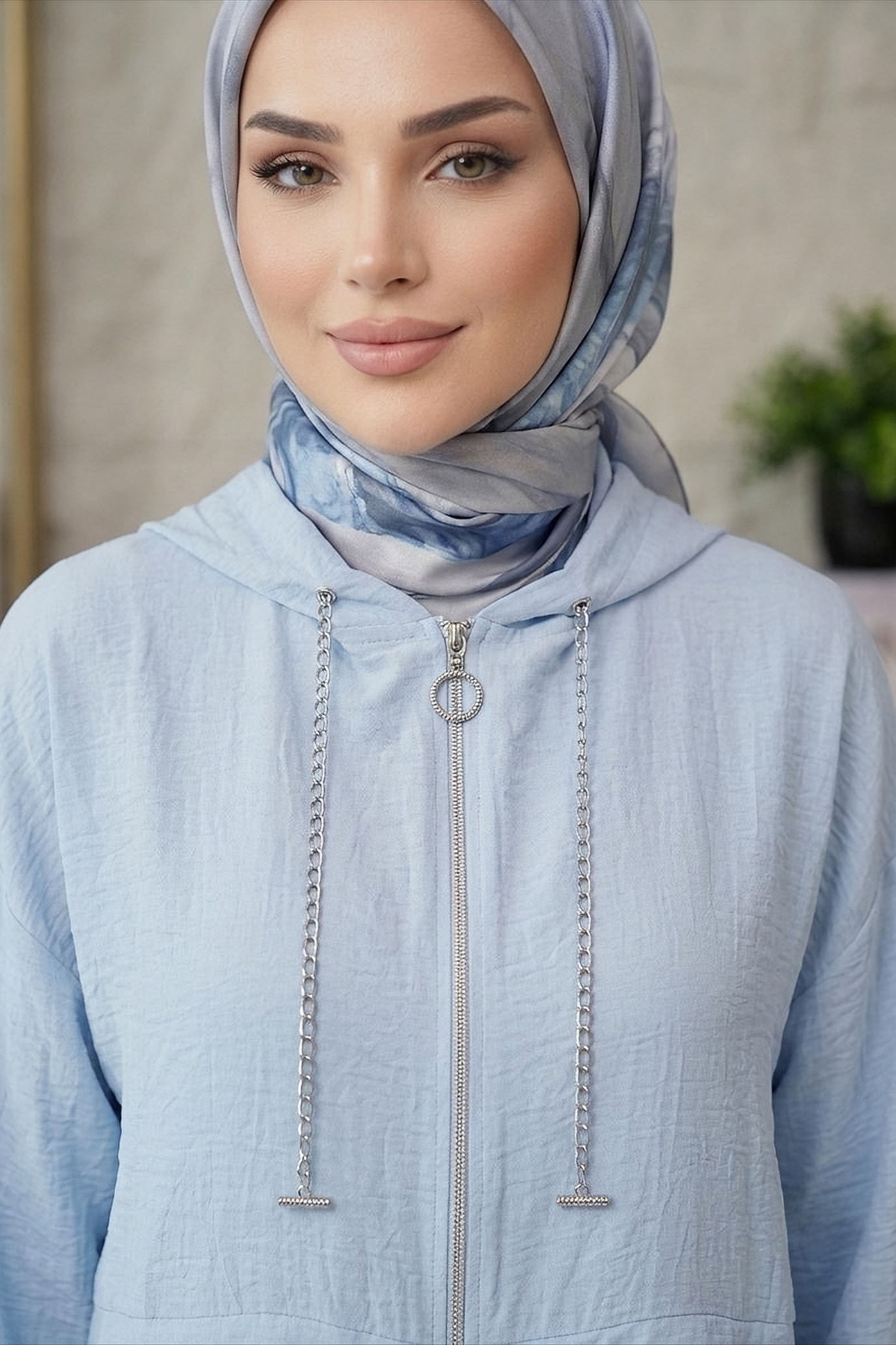 Fermuarlı İkili Takım Bebe Mavi - 28780-BEBE-MAVI - 2