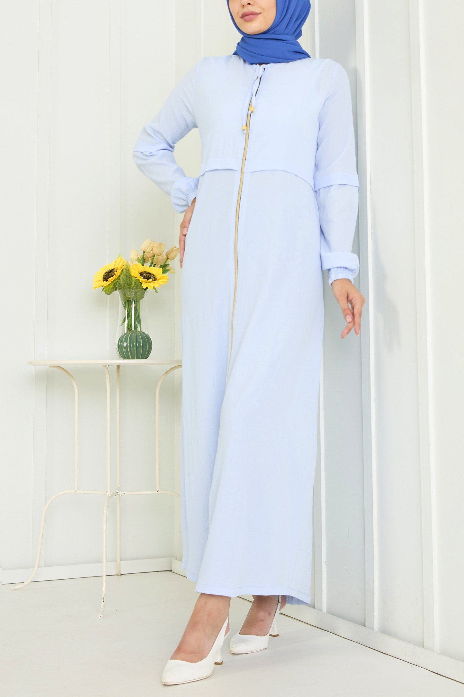Fermuarlı Kap Bebe Mavi - 27072 - 5
