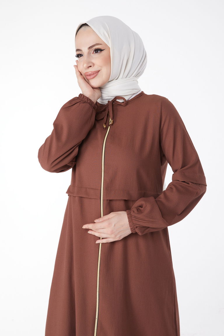 Fermuarlı Kap Kahve - 27072 - TOFİSA