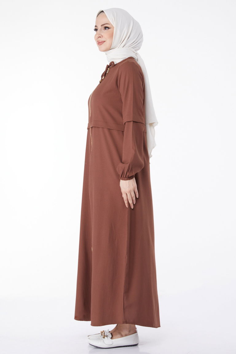 Fermuarlı Kap Kahve - 27072 - TOFİSA