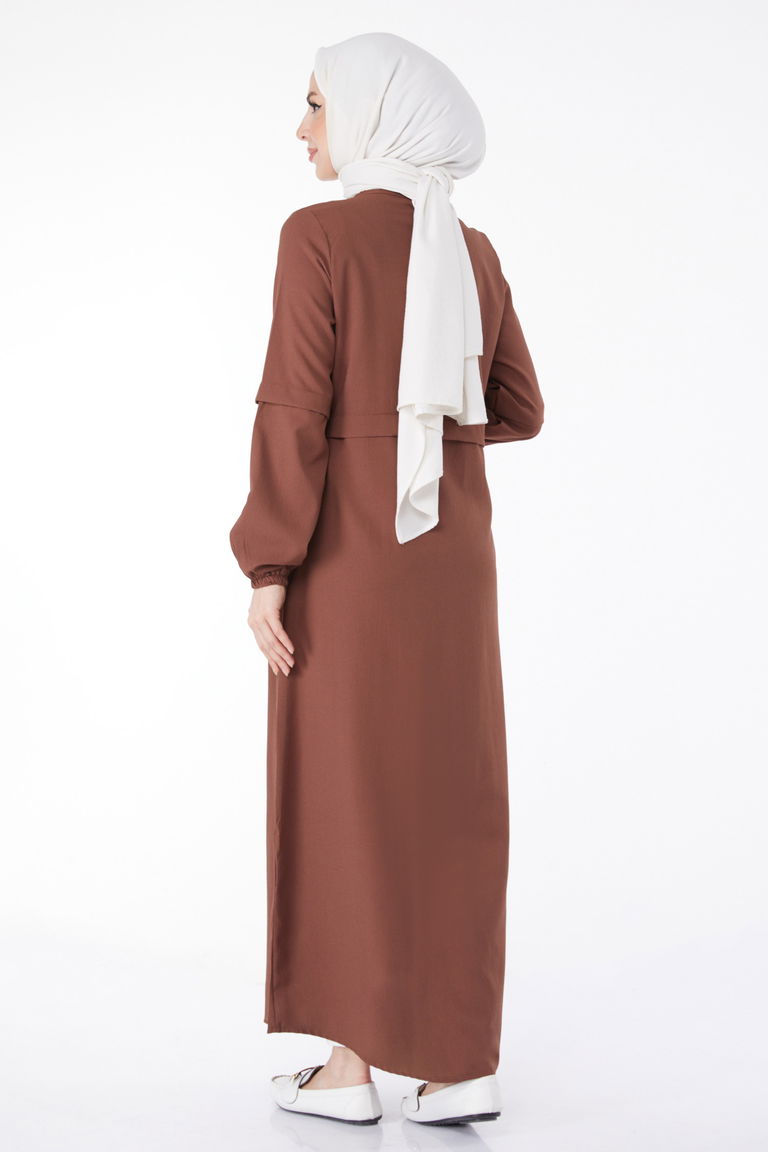 Fermuarlı Kap Kahve - 27072 - TOFİSA