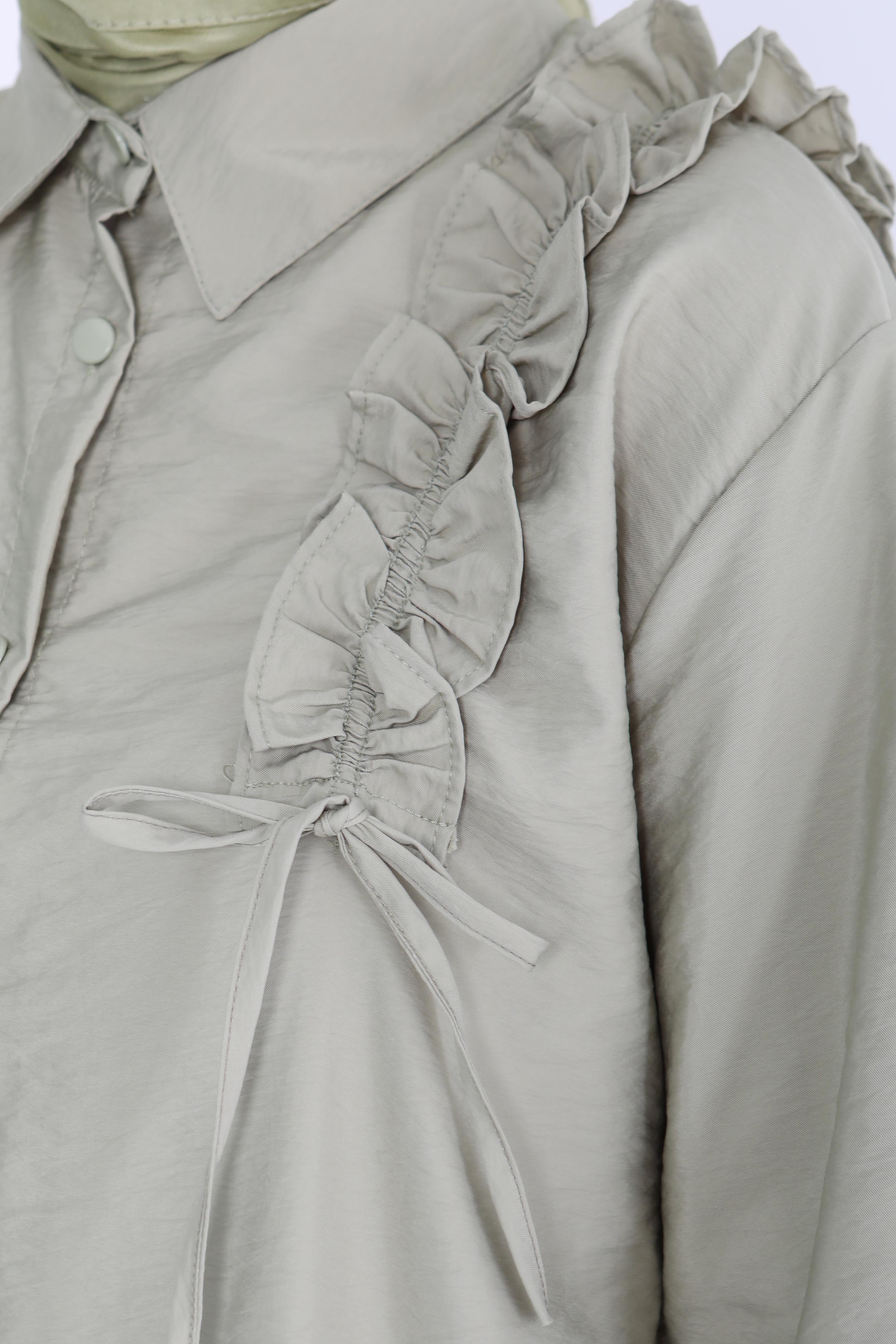 Fırfır Detaylı Tunik - 27274 - 4