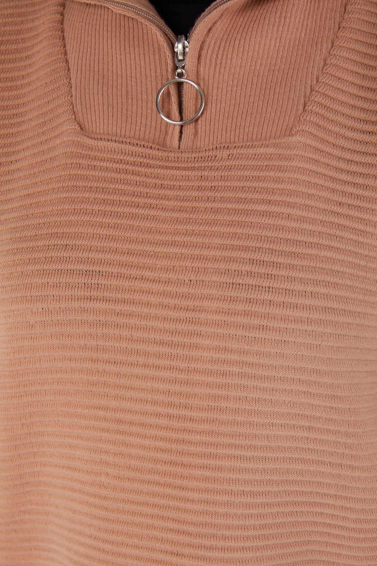 Fitili Fermuarlı Triko Kazak - 27632 - 6