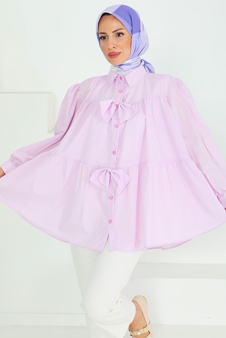 Fiyonk Detaylı Tunik - 27551 - TOFİSA