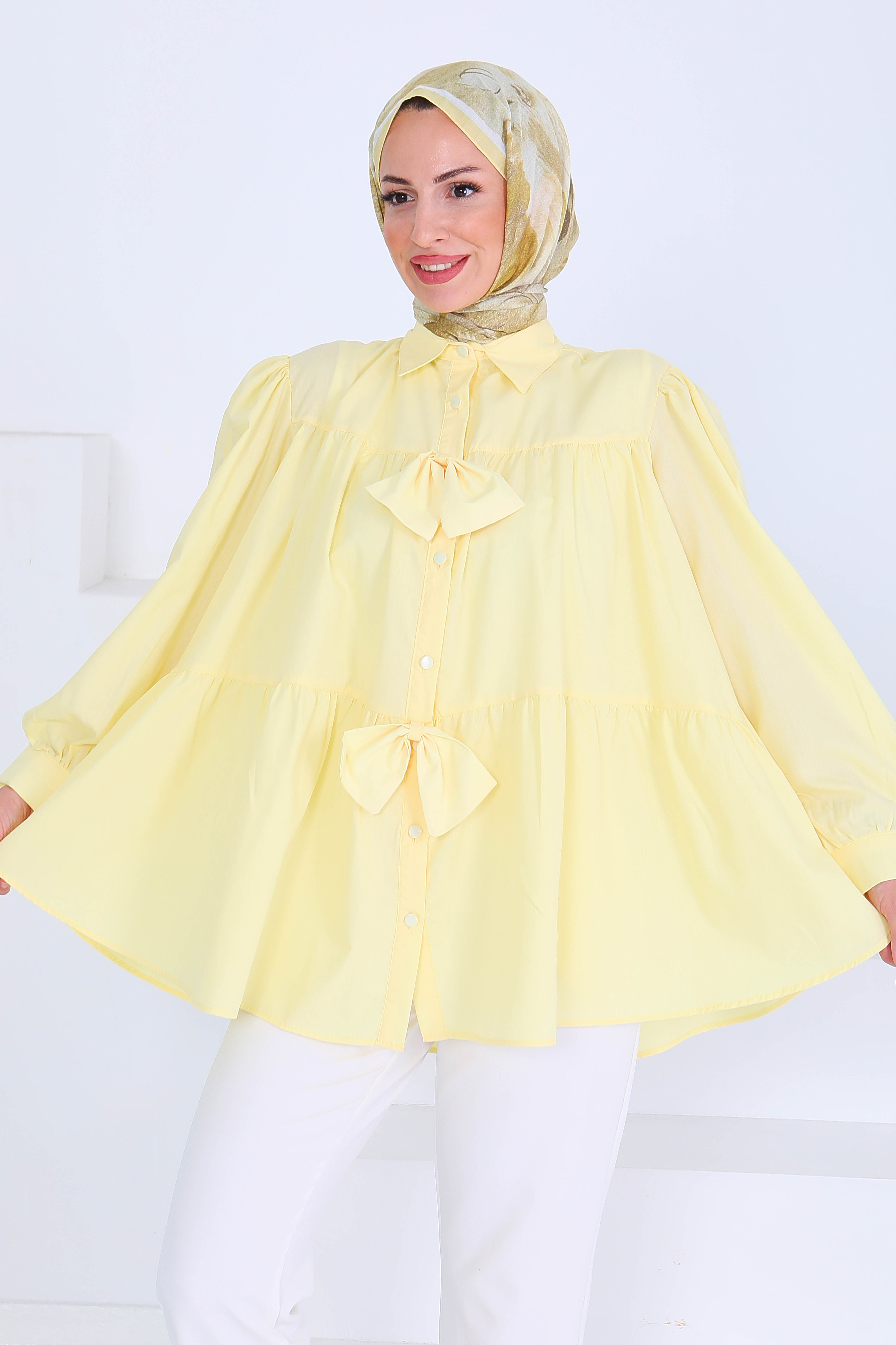 Fiyonk Detaylı Tunik - 27551 - 3