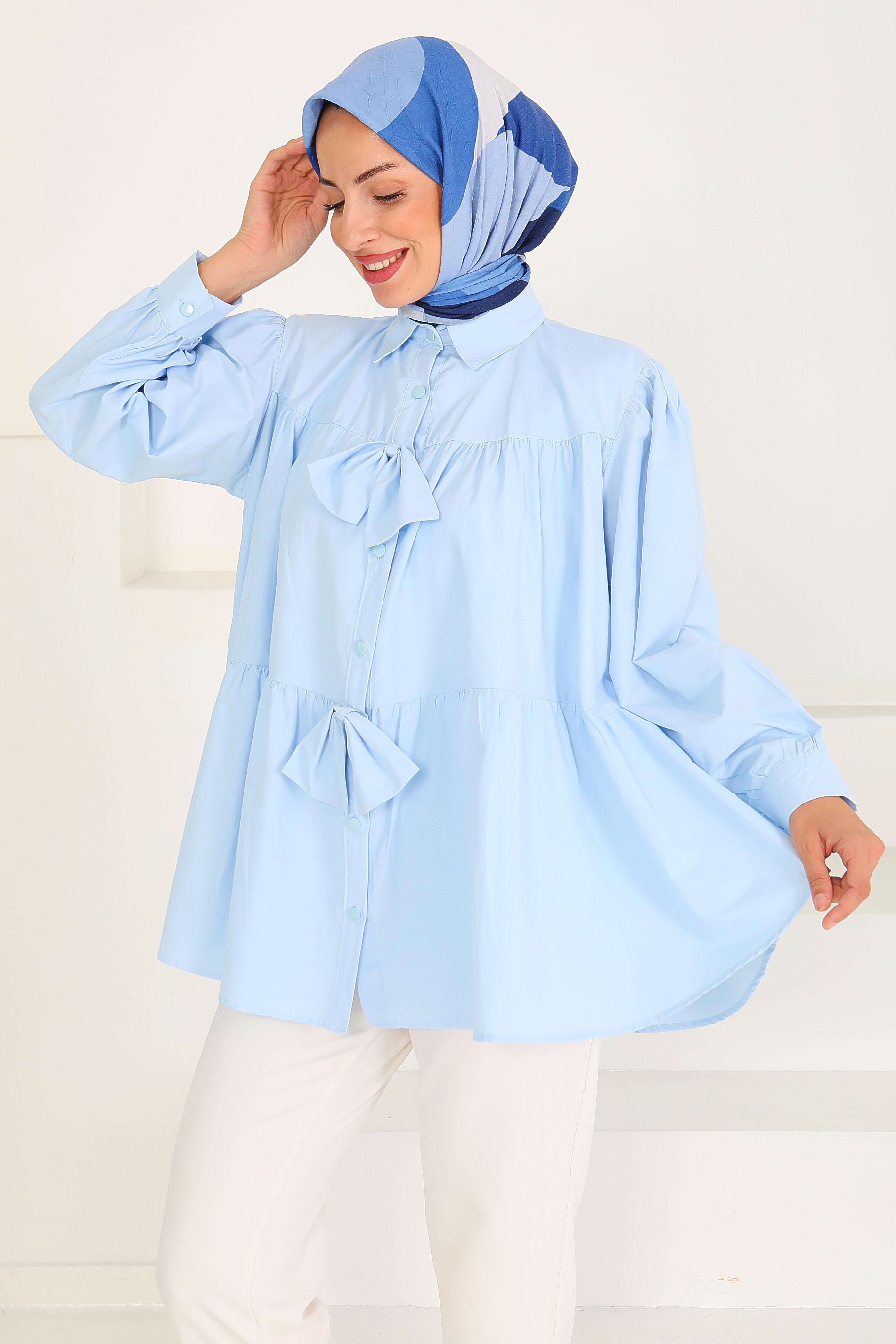 Fiyonk Detaylı Tunik - 27551 - 2