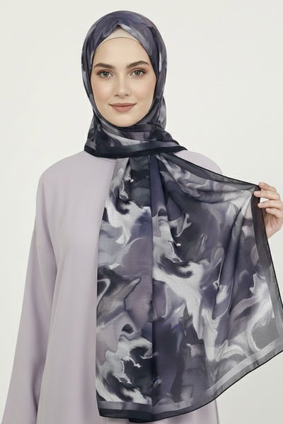 Fluenn Aura Serisi Pamuk Şal - 28001-GRI 