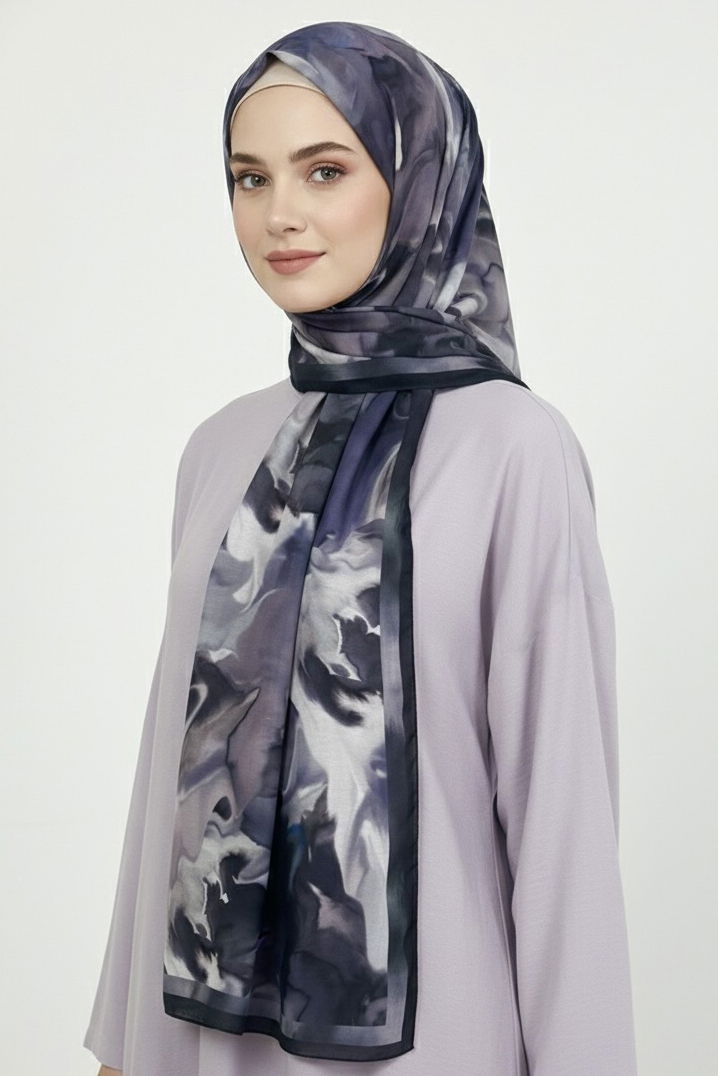 Fluenn Aura Serisi Pamuk Şal - 28001-GRI - 2