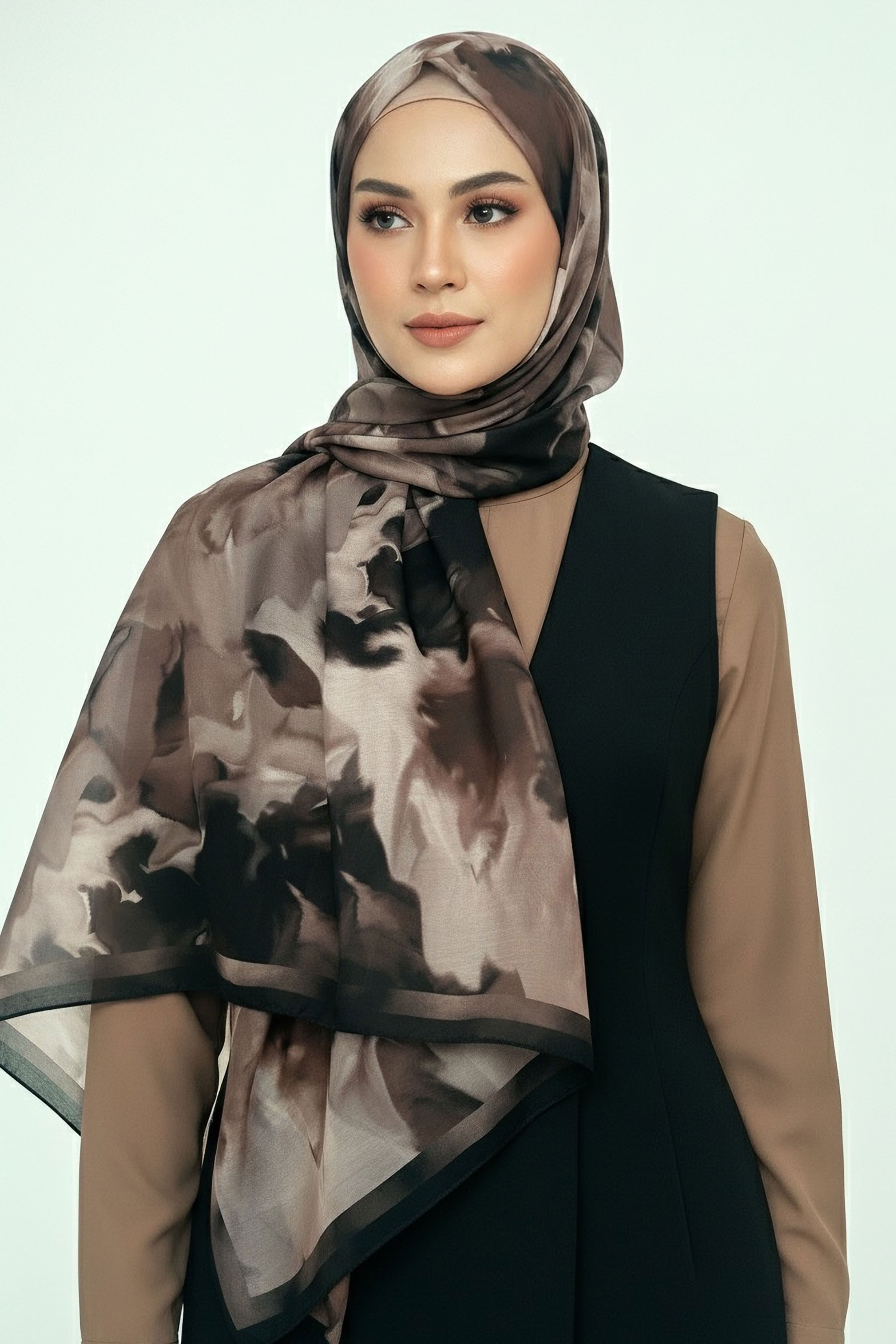 Fluenn Aura Serisi Pamuk Şal - 28186-TABA - 3