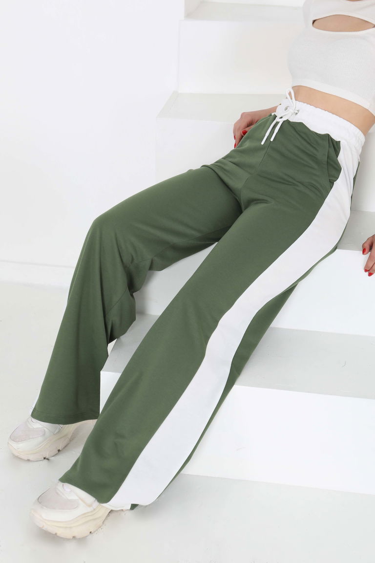 Garnili Bol Pantolon Haki - 27137 - TOFİSA