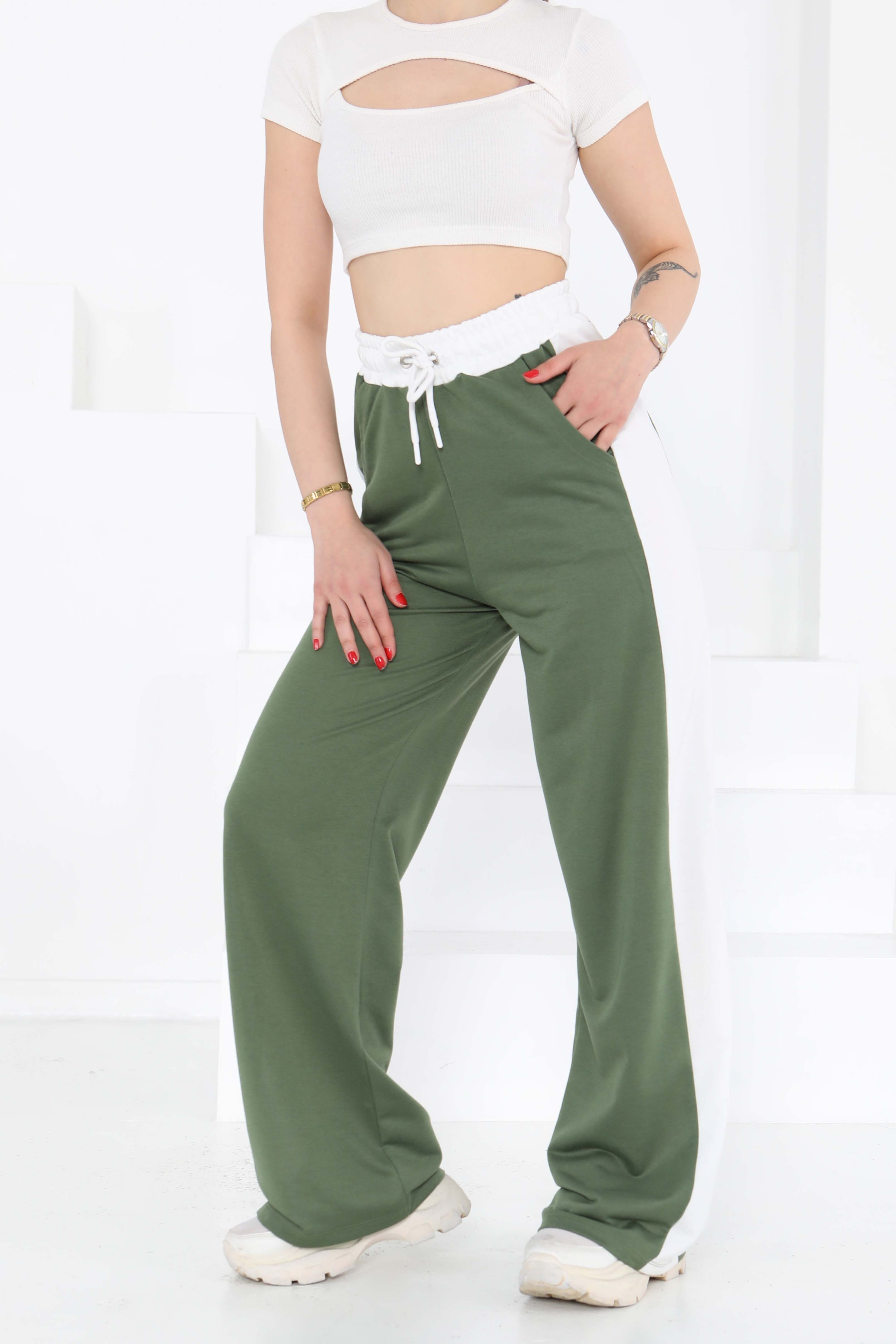 Garnili Bol Pantolon Haki - 27137 - 5