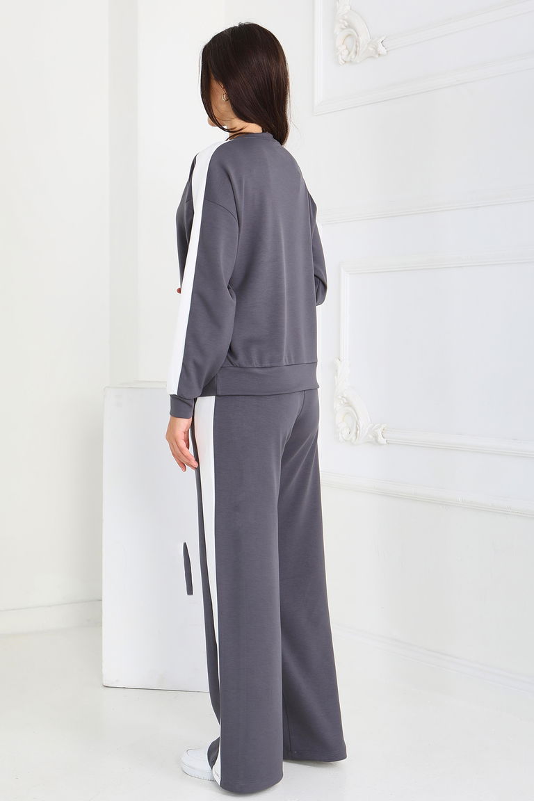 Garnili Modal İkili Takım - 27870-FUME - TOFİSA