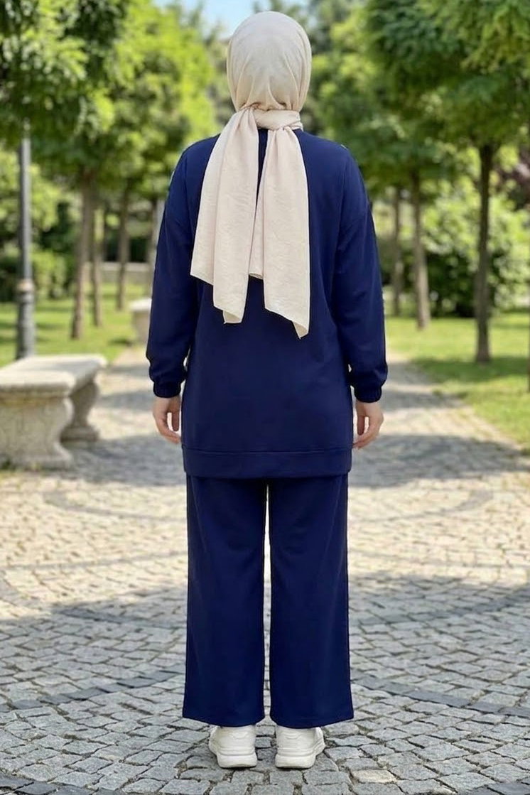 Garnili Oysh Modal Takım Lacivert - 28921-LACIVERT - 3