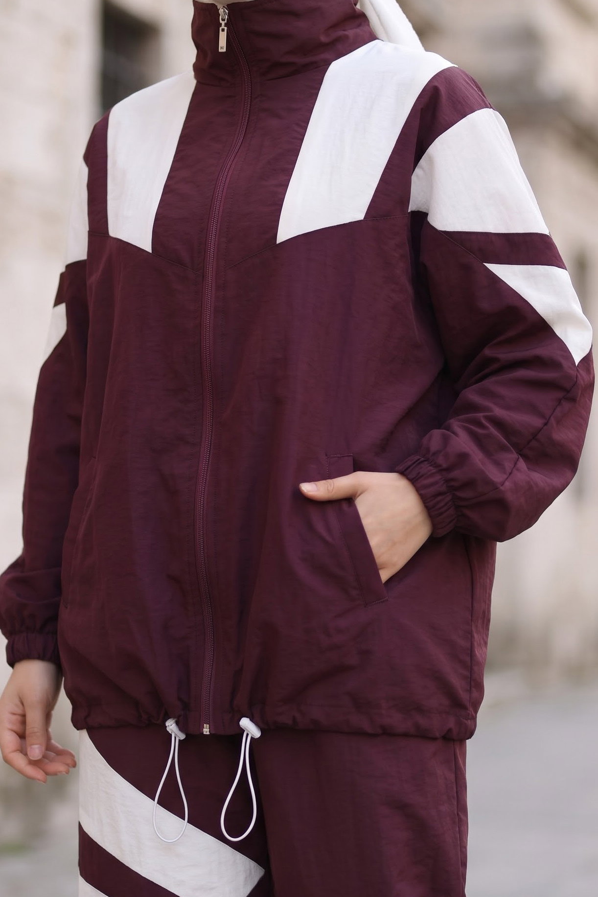 Garnili Paraşüt Takım Bordo - 29314-BORDO - 3