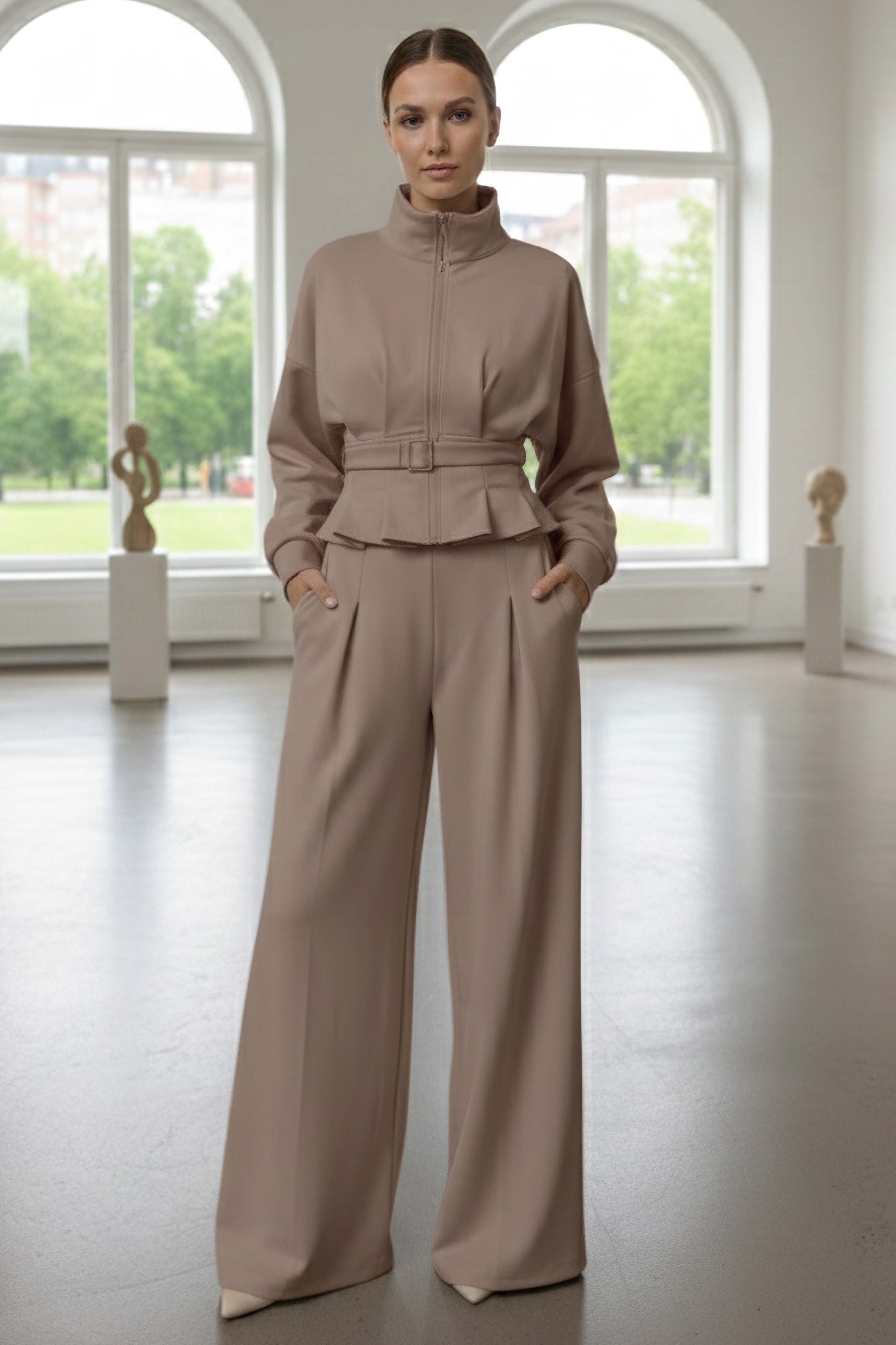 Gipeli Modal İkili Takım - 28093-VIZON - 1