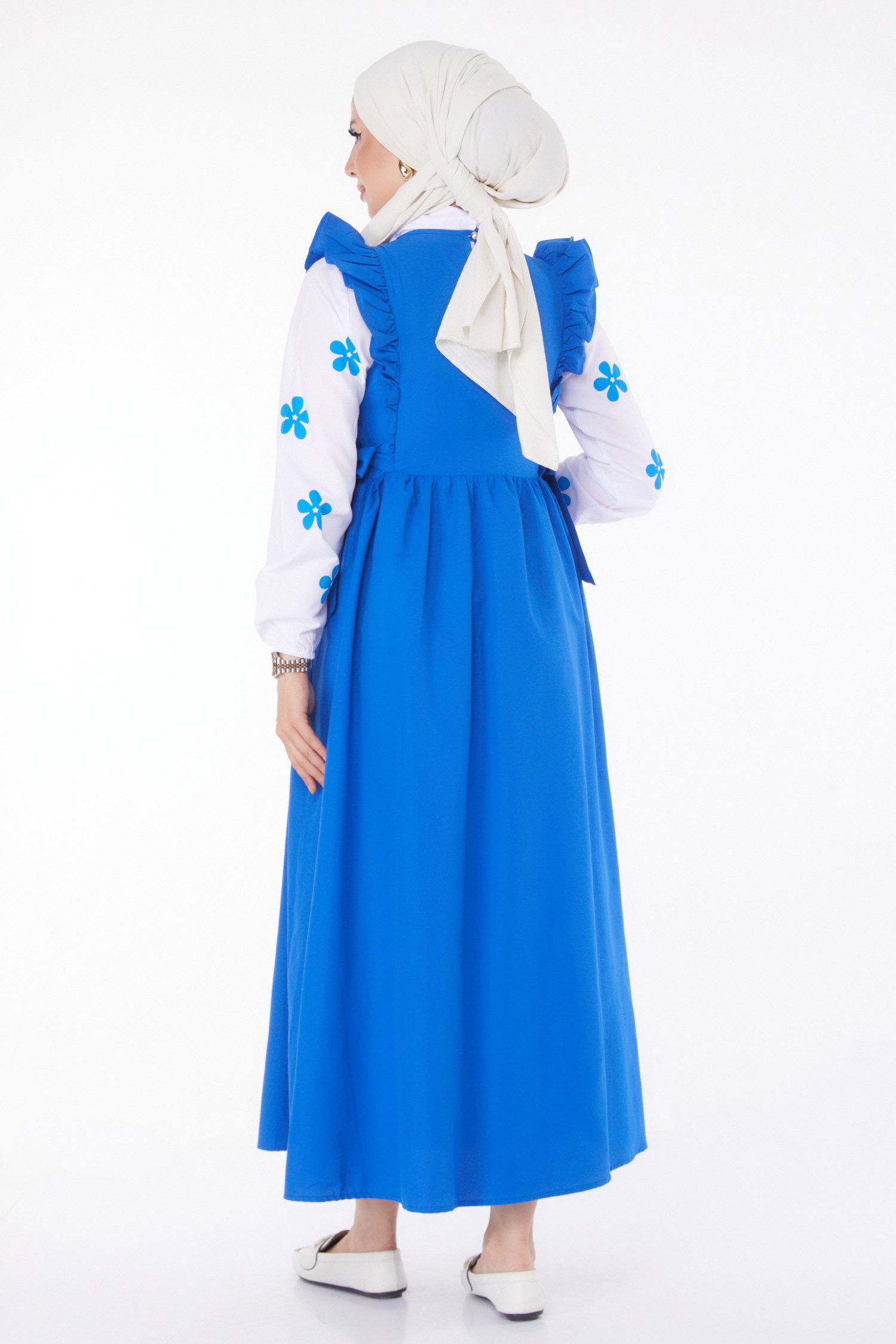 Gömlek+Elbise - 10510-SAKS - 4