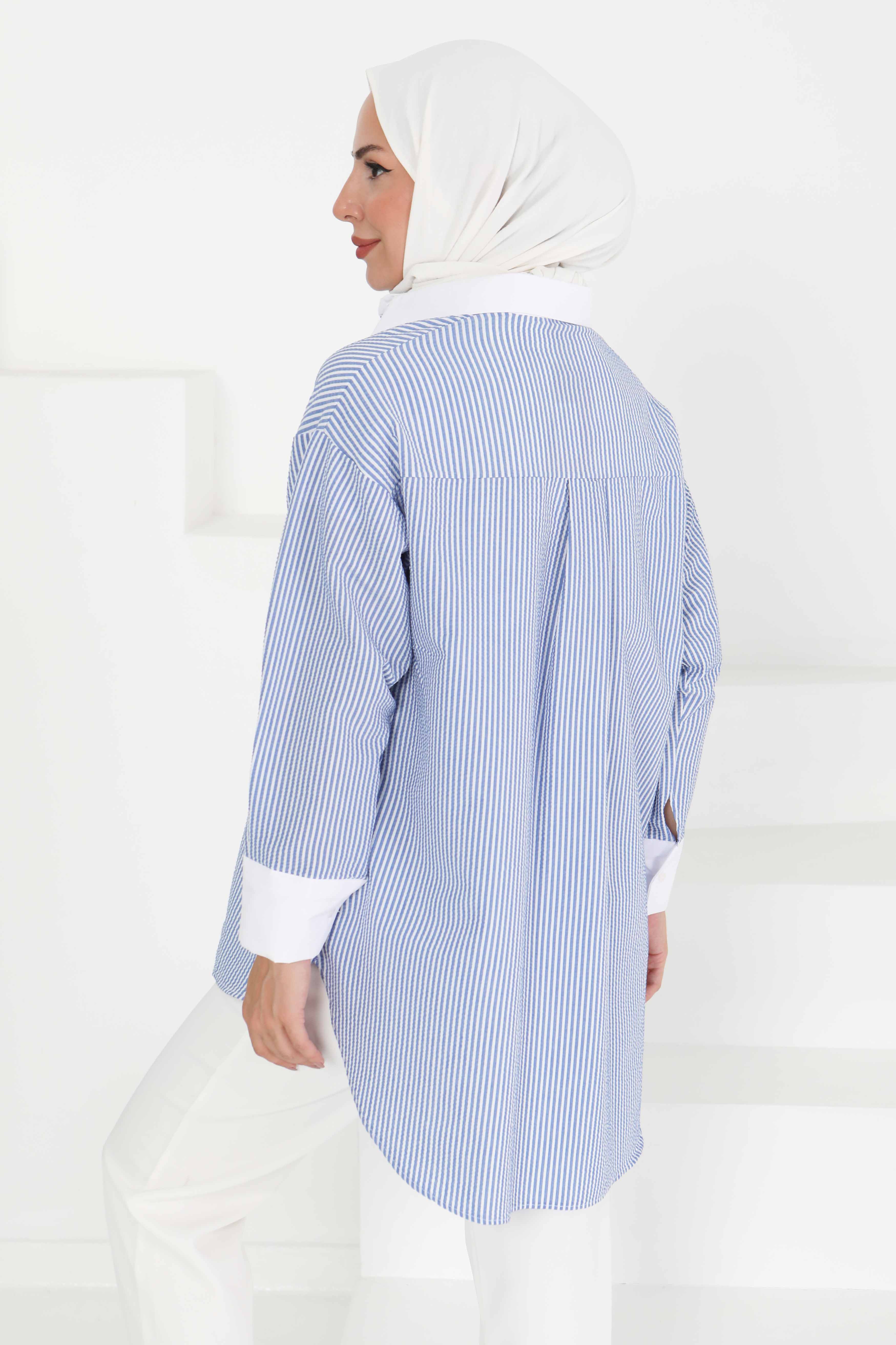 Gül Detaylı Tunik - 27434 - 5