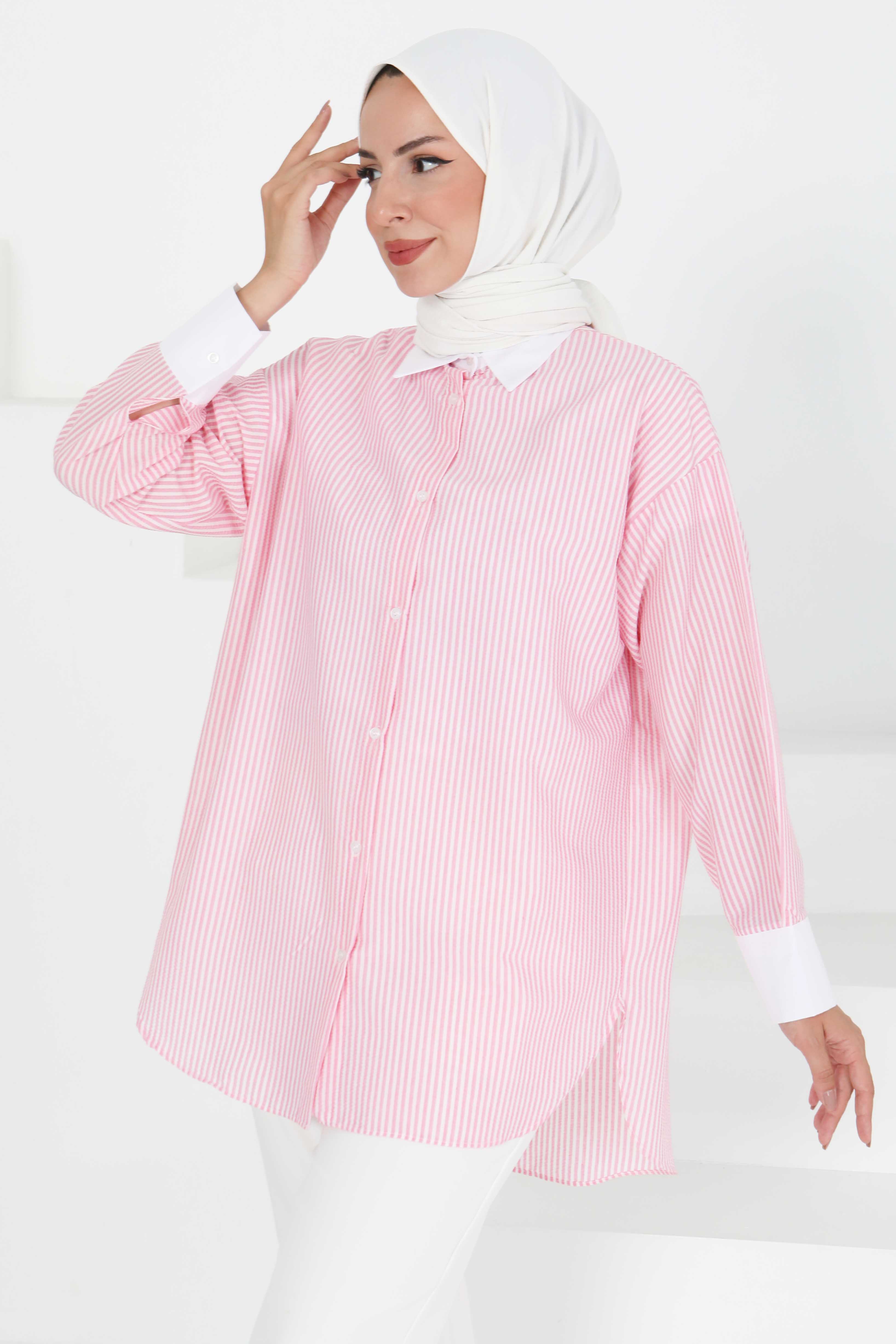 Gül Detaylı Tunik - 27434 - 3