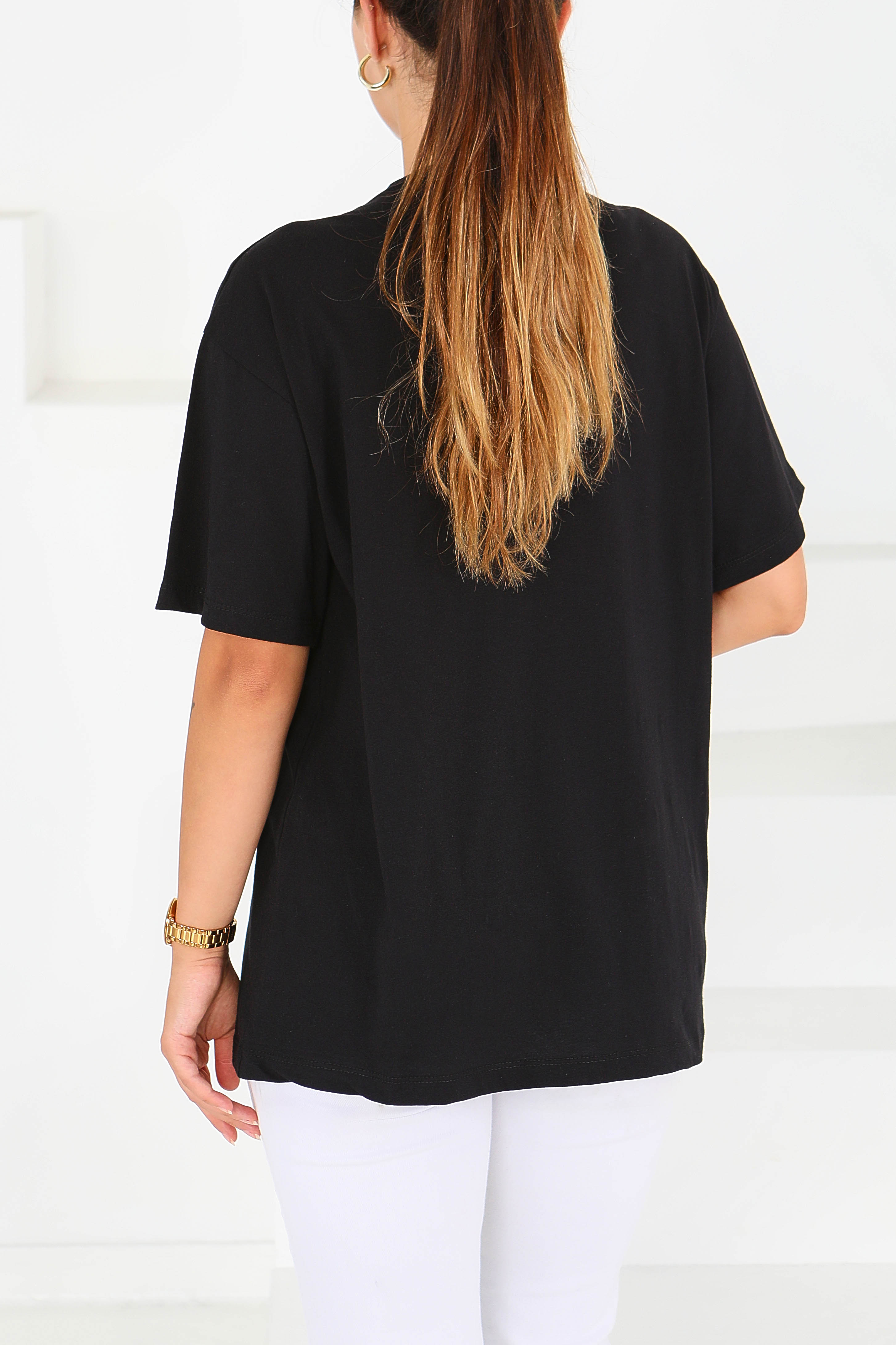 İncili Kısa Kollu T-Şhirt - 27543 - 5