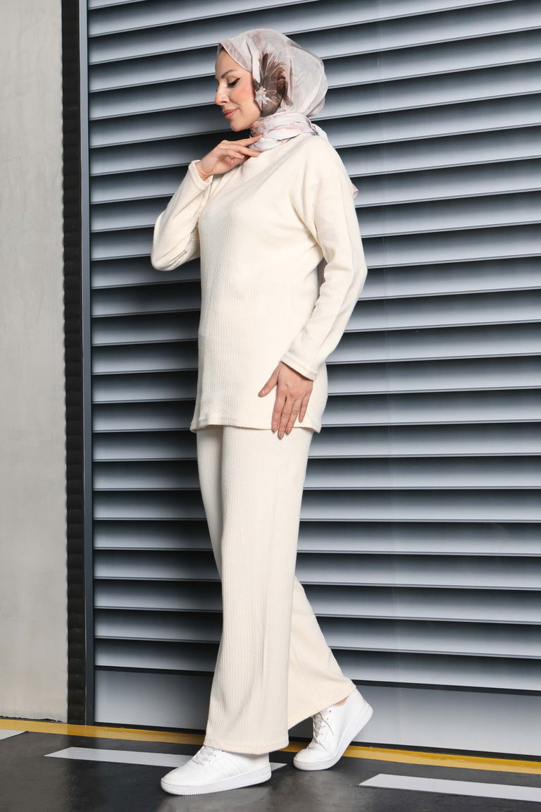 İnterlok Kaşkorse İkili Takım - 27837-EKRU - TOFİSA