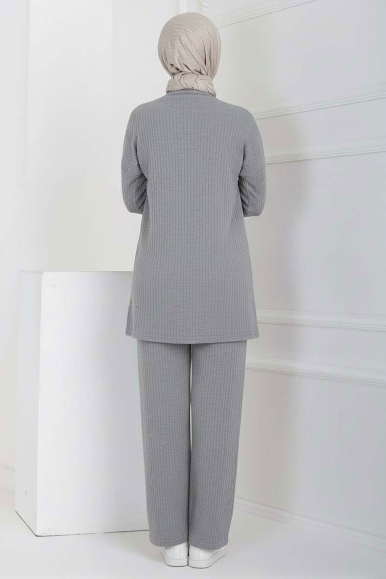 İnterlok Kaşkorse İkili Takım - 27837-FUME - 3