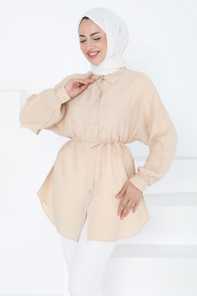 İpli Tunik - 27194 - TOFİSA