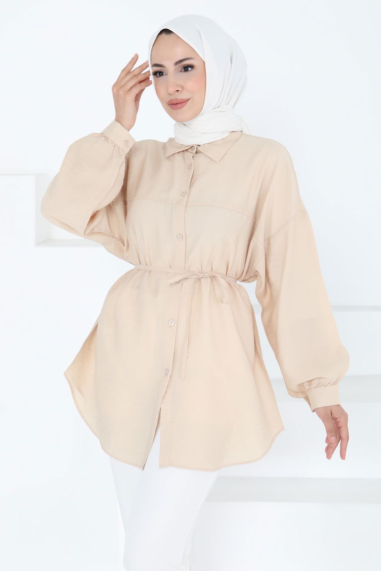 İpli Tunik - 27194 - TOFİSA