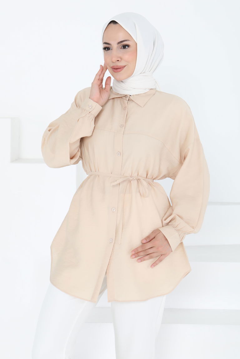 İpli Tunik - 27194 - TOFİSA