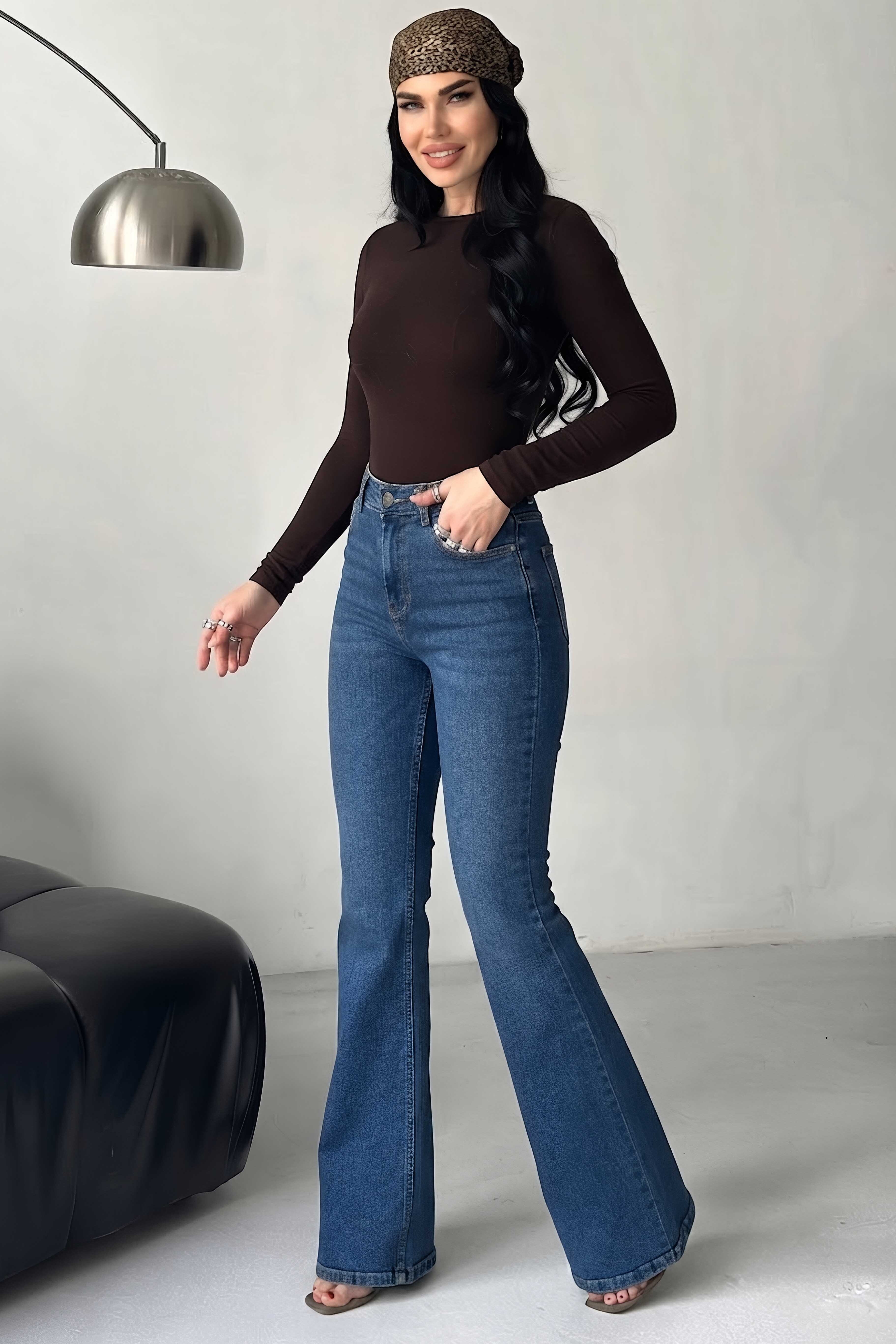Ispanyol Kot Pantolon Koyu Mavi - 28282-KOYU-MAVI - 2