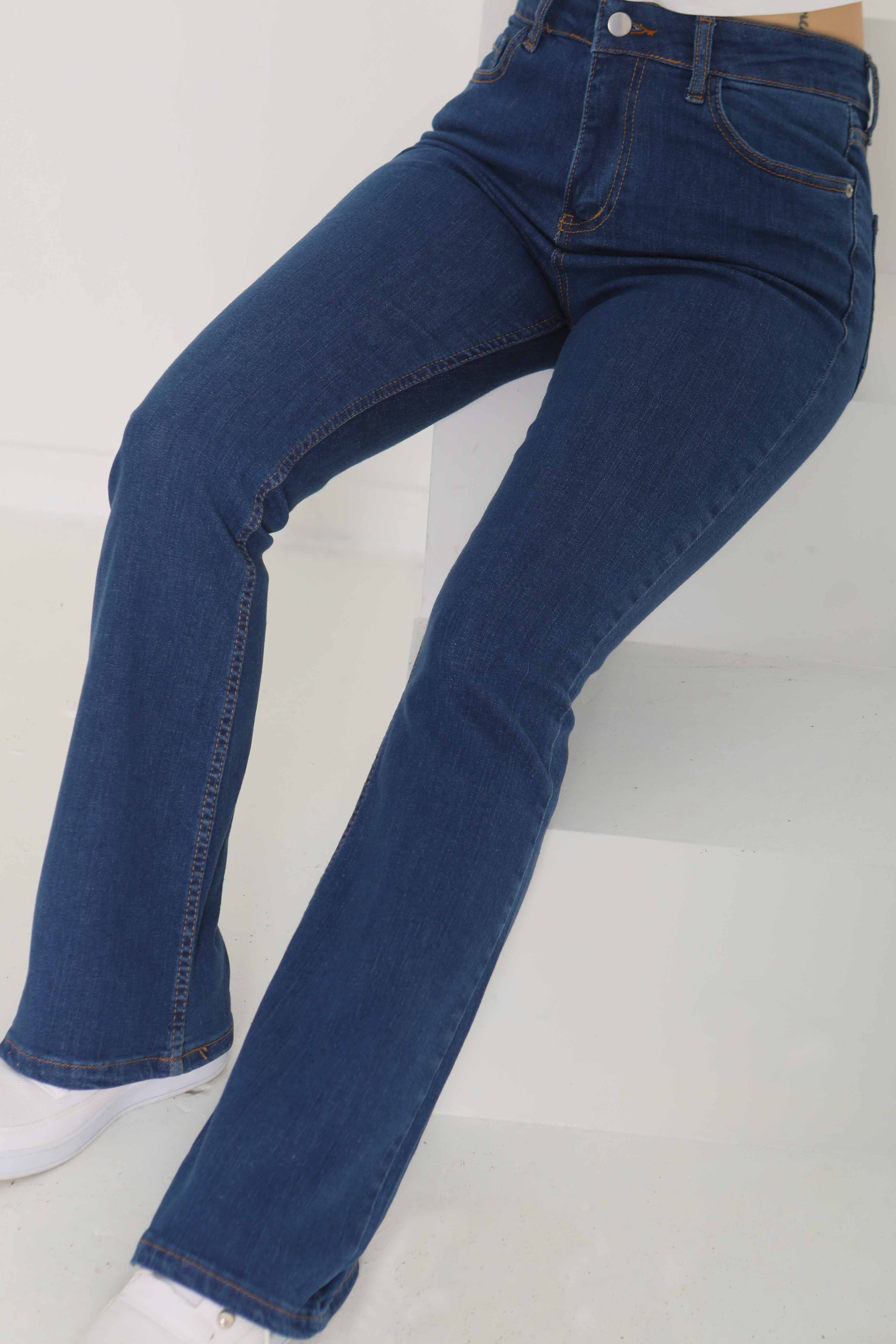 İspanyol Paça Kot Pantolon - 26825 - 1