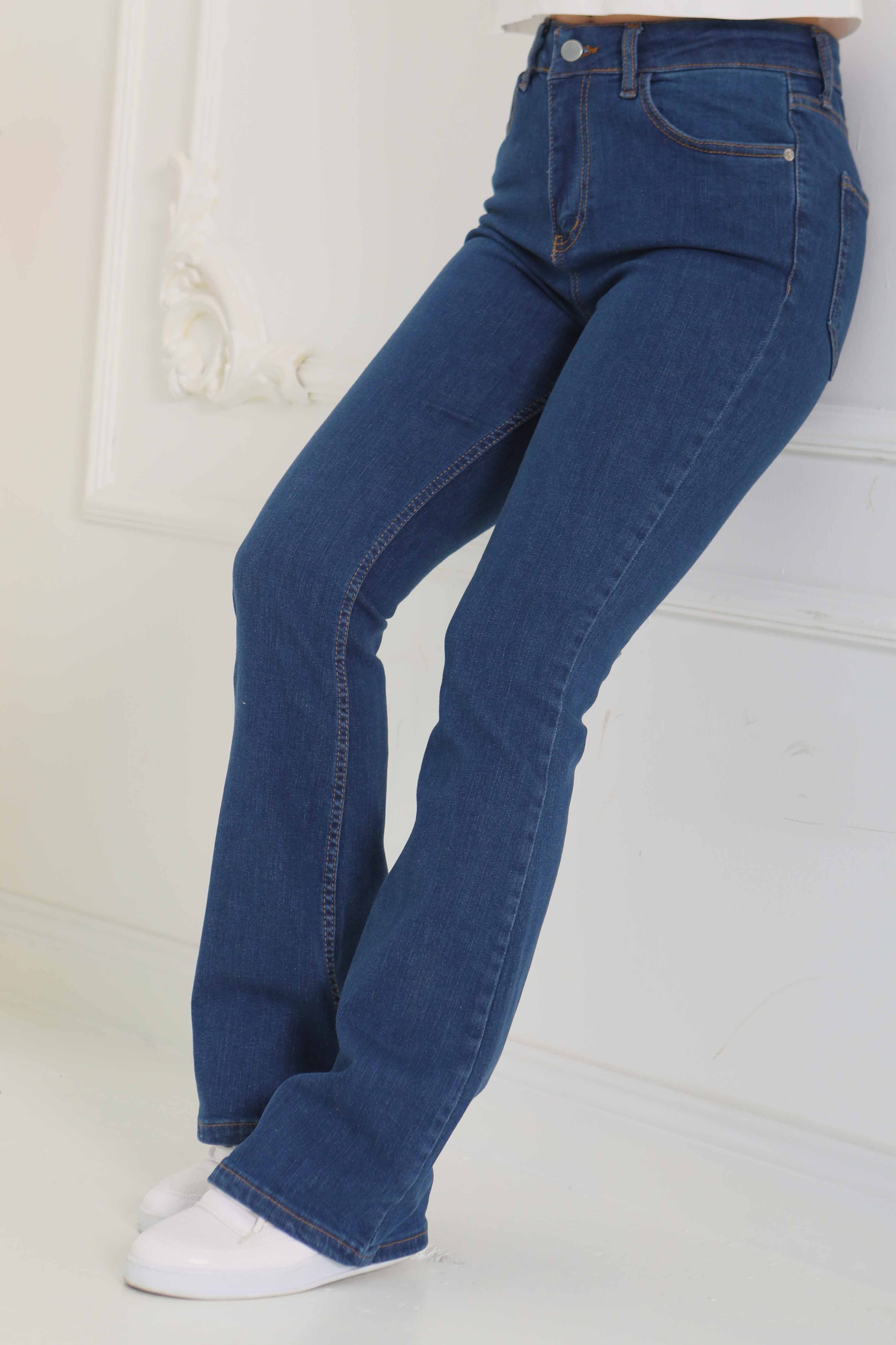 İspanyol Paça Kot Pantolon - 26825 - 2