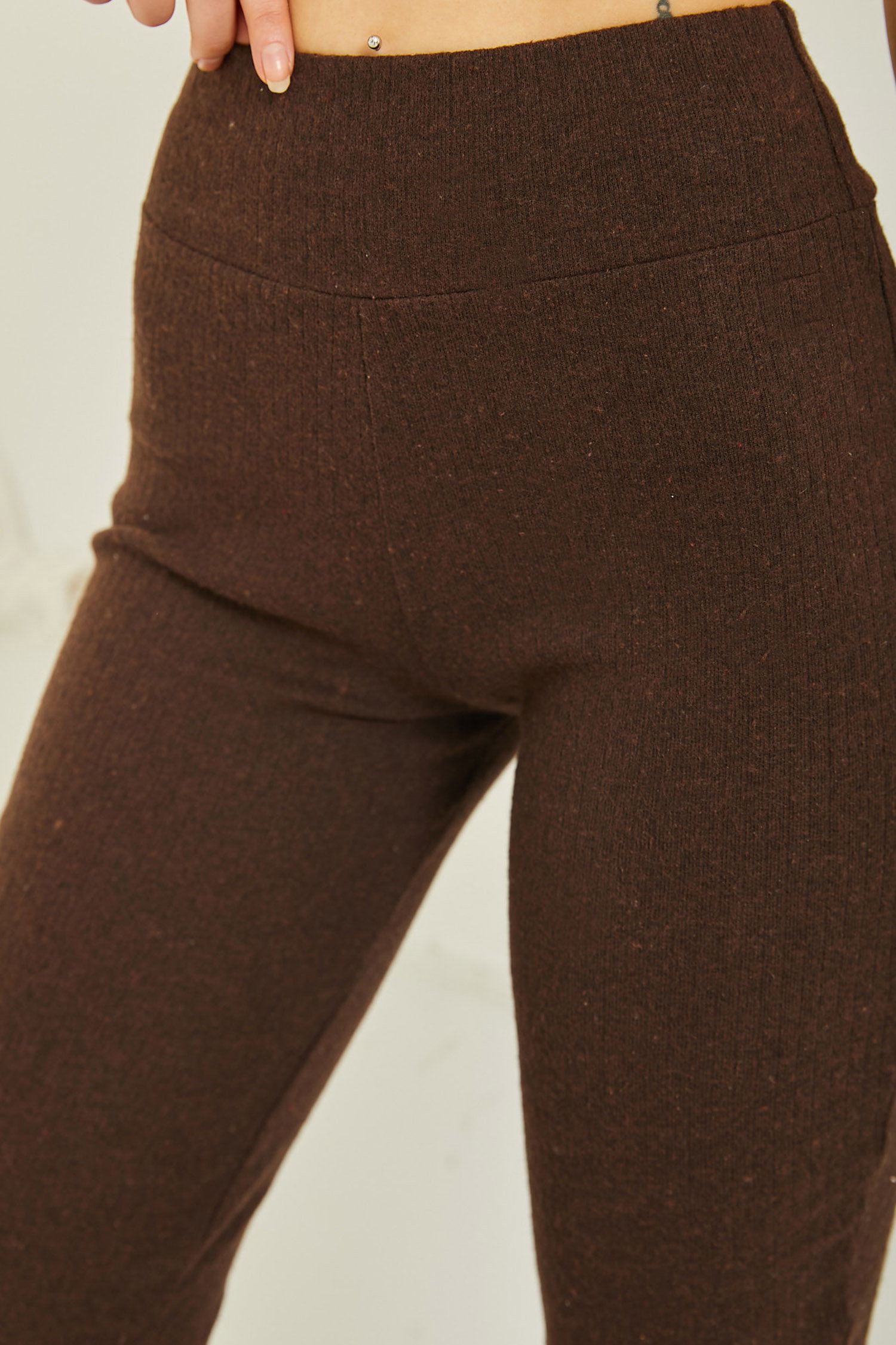 İspanyol Paça Spor Pantolon - 26316 - 4