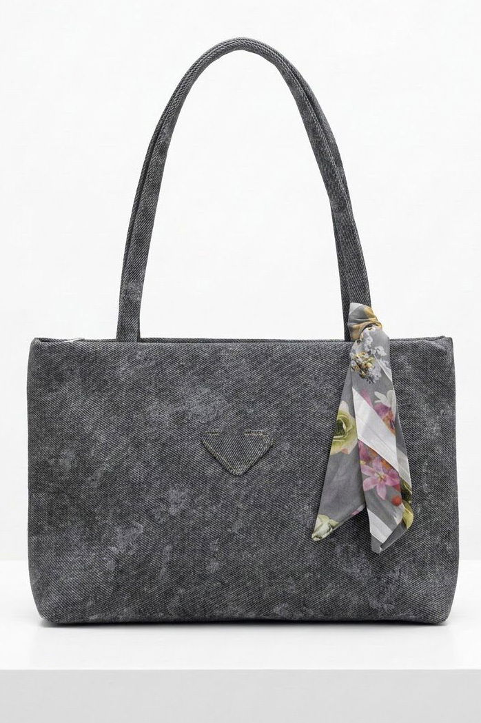 Kadın Antrasit Flarlı Kol Çanta - 28319-ANTRASIT - 1