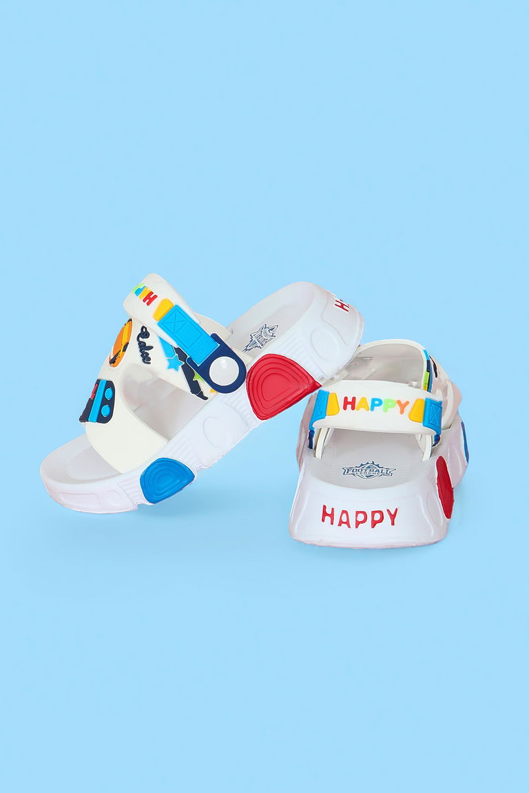 Kadın Beyaz Çocuk Sandalet Terlik - 27562 - TOFİSA